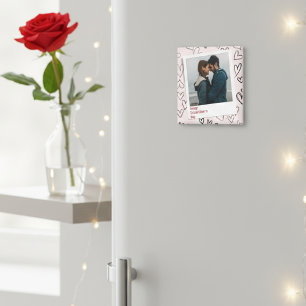 Aimant Joyeux Valentines Jour Moderne Design Romantique P