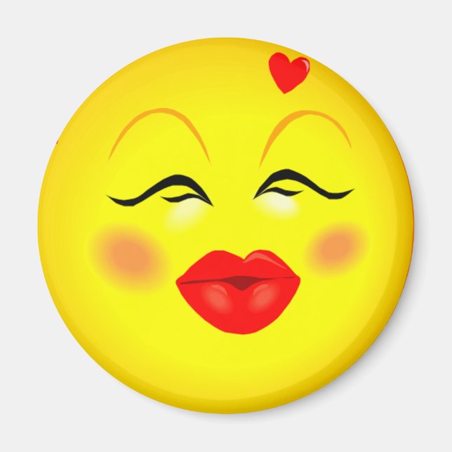 Aimant Joyeux visage (Devant)