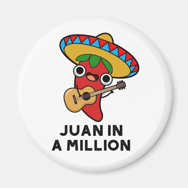 Aimant Juan Dans Un Million Funky Mexicain Chili Pun (Devant)
