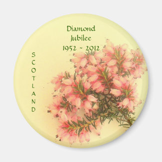 Aimant Jubilé de diamant 1952 - 2012 Écosse