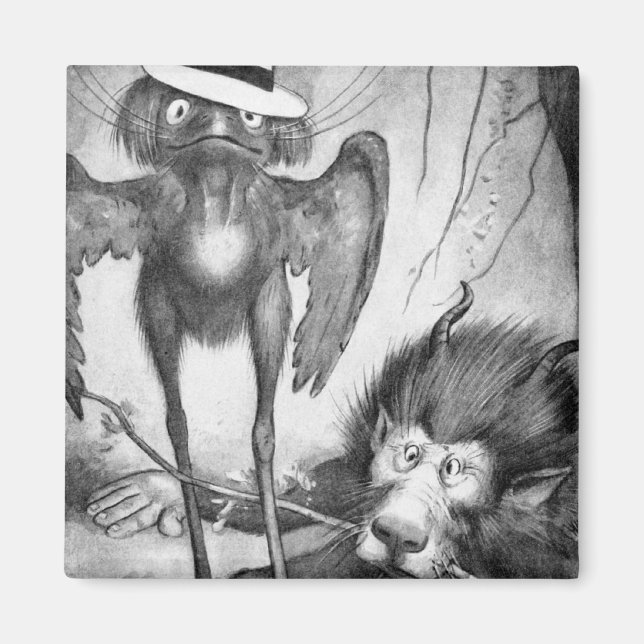 Aimant Jubjub Bird et Bandersnatch (Devant)