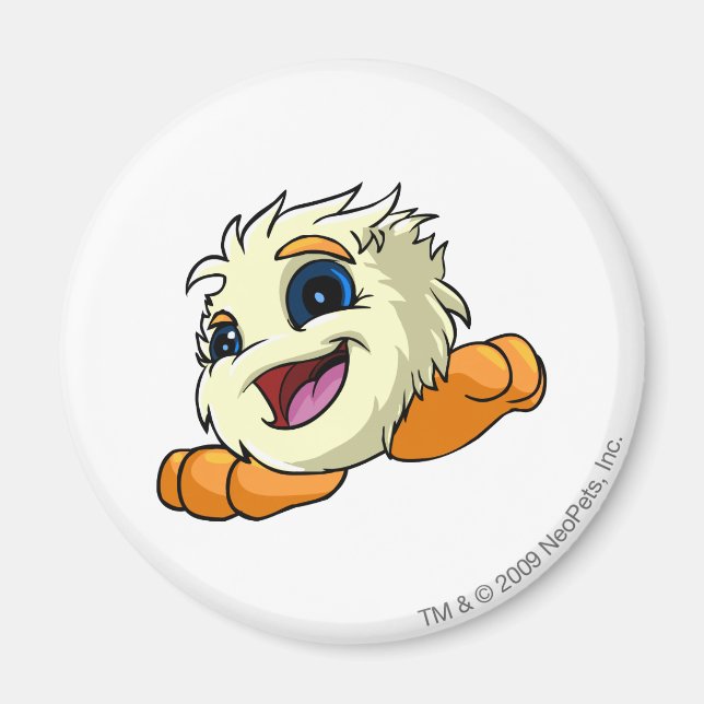 Aimant JubJub blanc (Devant)