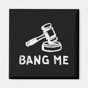 Aimant Juge Bang Marteau Drôle Avocat Humour Hommes