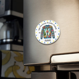 Aimant Juge du concours de pull de Noël