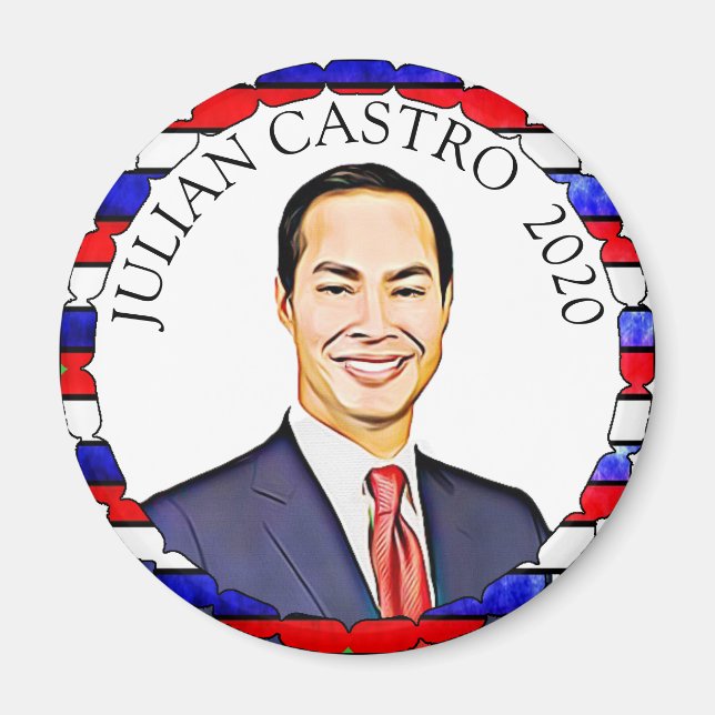 Aimant Julian Castro pour le soutien électoral du préside (Devant)