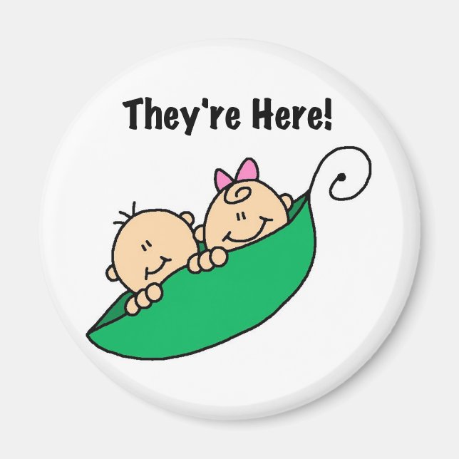 Aimant Jumeaux ils sont là (Devant)