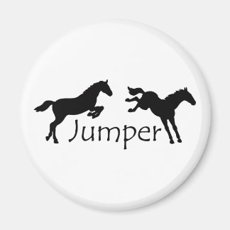 Aimant Jumper Avec Deux Chevaux De Saut
