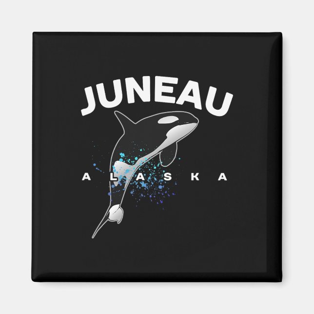 Aimant Juneau Alaska Observation de l'orque baleine tueus (Devant)