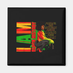 Aimant Juneteenth 1865 liberté afro-américaine noir son