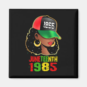 Aimant Juneteenth Célébrer la Journée de la liberté des A