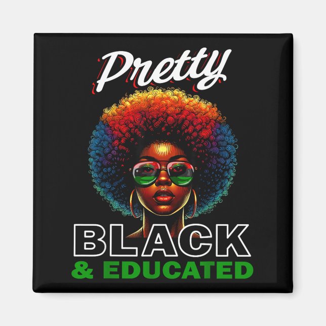 Aimant Juneteenth shirts women black history black (Devant)