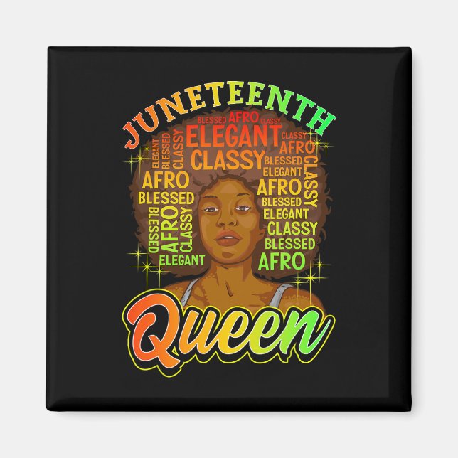 Aimant Junetten Femmes JunetDix Chemises Naturelles Afro  (Devant)