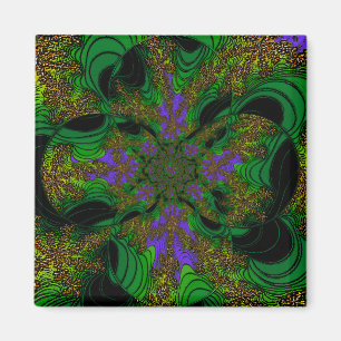 Aimant "Jungle Orchids" ~ Art Abstrait Imprimer