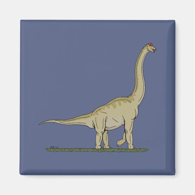 Aimant Jurassique Dinosaure Brachiosaurus (Devant)