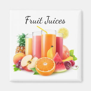 Aimant Jus de fruits frais