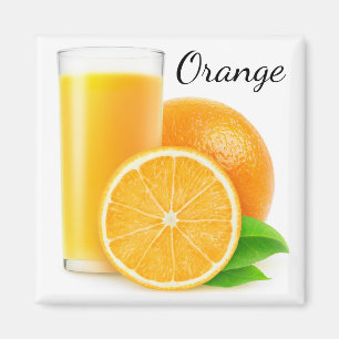 Aimant Jus d'orange