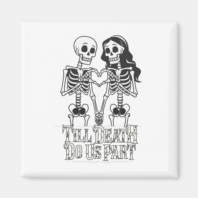 Aimant Jusqu'à ce que la mort nous sépare Saint-Valentin  (Devant)