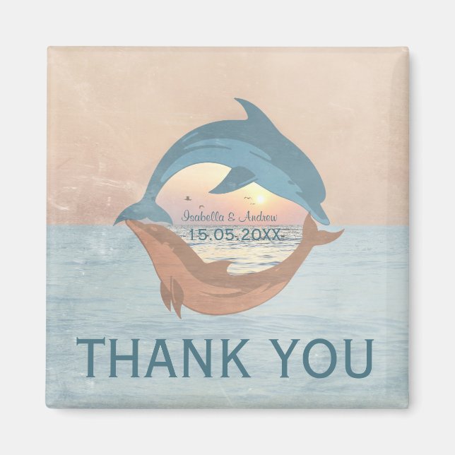 Aimant Jusqu'à la fin du temps, le Merci Mariage privilég (Devant)