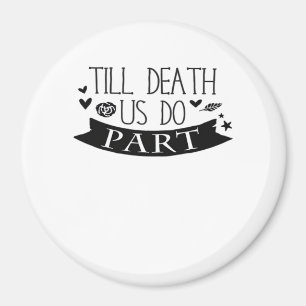 Aimant Jusqu'à la mort Faites-nous partie Mariage Vows Cl
