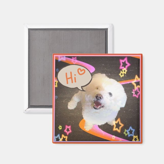 Aimant Just Saying "Hi"  (Recto/Verso)