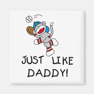 Aimant Juste comme des T-shirts et des cadeaux de