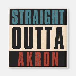 Aimant Juste En Face D'Akron Ohio OH