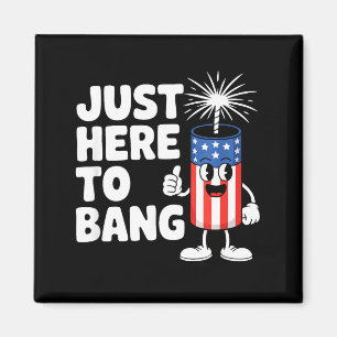 Aimant Juste ici pour faire éclater un feu d'artifice drô