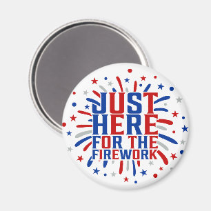 Aimant Juste Ici Pour Le Feu D'Artifice Drôle Pour Deux