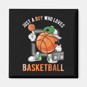 Aimant Juste Un Garçon Qui Aime Le Basketball 3