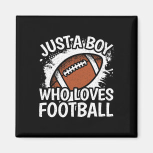 Aimant Juste un garçon qui aime le football américain