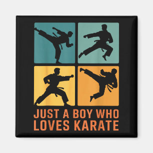 Aimant Juste un garçon qui aime les arts martiaux Karaté