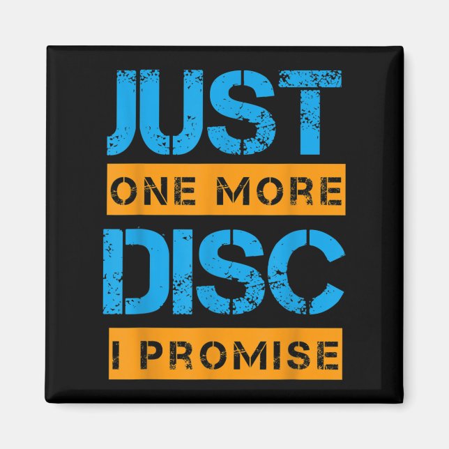 Aimant Juste Un Jeu De Golf Disque De Disque Art Slogan Q (Devant)