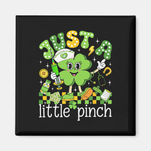 Aimant Juste un peu de trèfle Nurse Saint-Patrick
