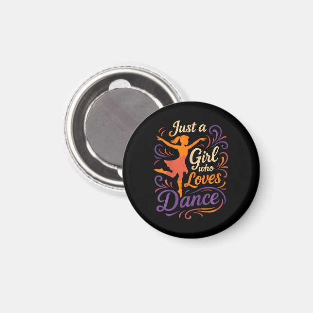 Aimant Juste un qui aime danser la danse (Recto/Verso)
