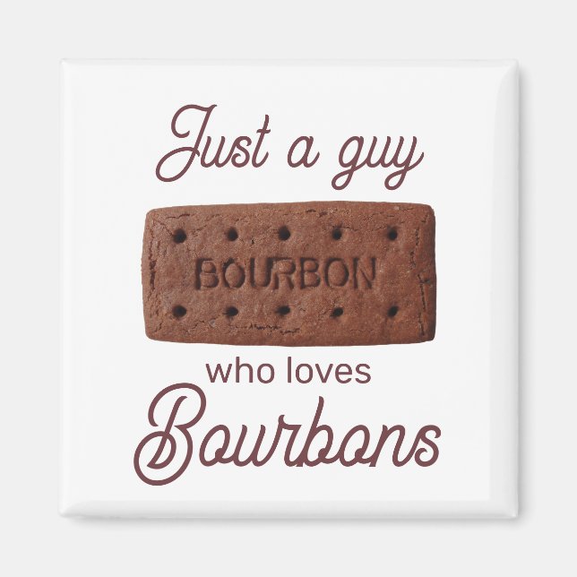 Aimant Juste un type qui aime les bourbons (Devant)
