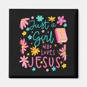 Aimant Juste Une Fille Qui Aime Jésus Religieuse Chrétien