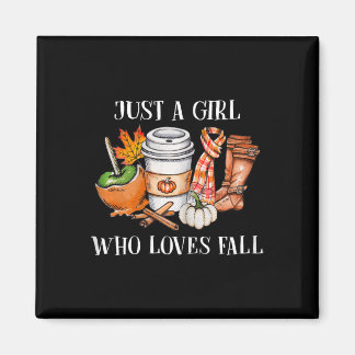 Aimant Juste une fille qui aime les épices de citrouille