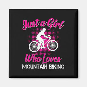 Aimant Juste Une Fille Qui Aime Les Filles De Vélo Tout T