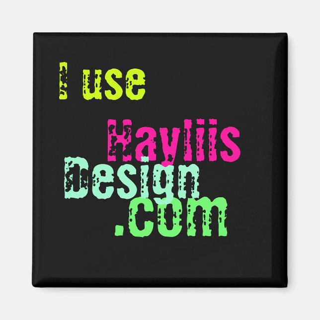 Aimant J'utilise le design de Haylii (Devant)