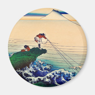 Aimant Kajikazawa dans la province de Kai par Katsushika 