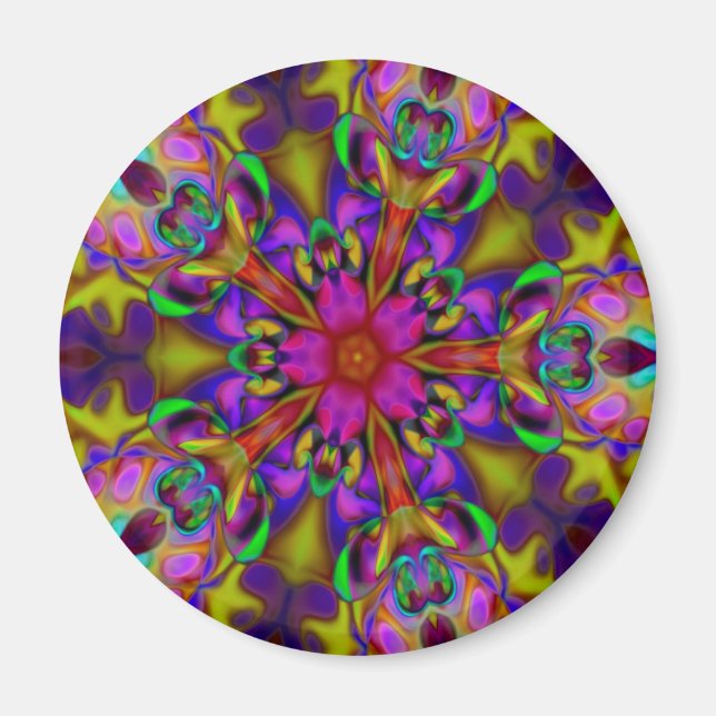 Aimant Kaleidoscope Apophysis Fractal Art - II (Devant)