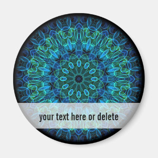 Aimant Kaléidoscope Blue Green Gems