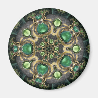 Aimant Kaleidoscope Emerald et Gold