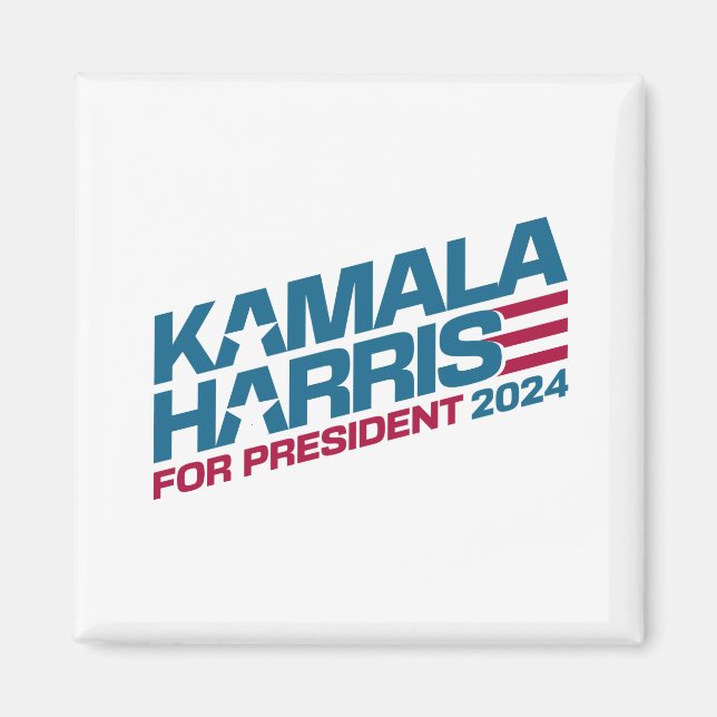 Aimant Kamala Harris 2024 Pour La Campagne Électorale (Devant)