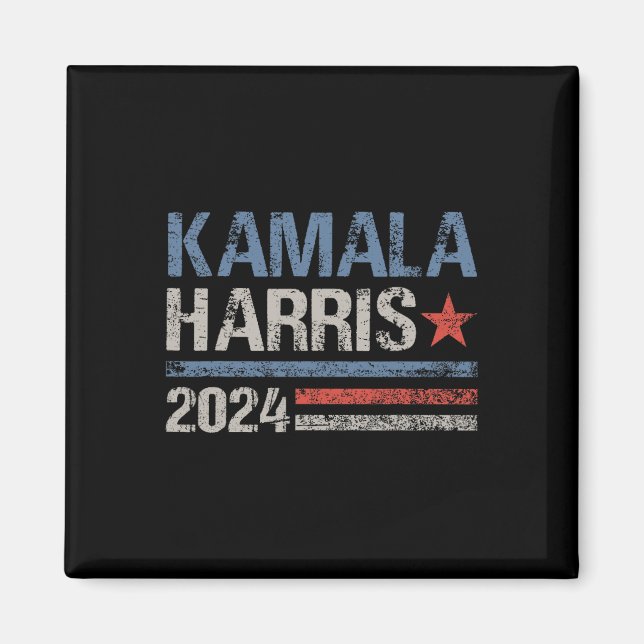 Aimant Kamala Harris 2024 Pour La Campagne Électorale (Devant)