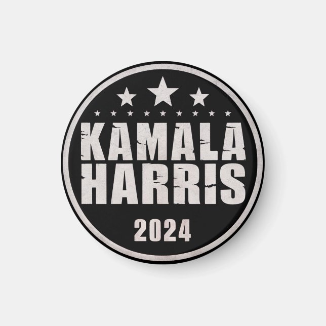 Aimant Kamala Harris 2024 Pour Président Élection Rétro (Devant)