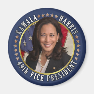 Aimant Kamala Harris 49e vice-présidente