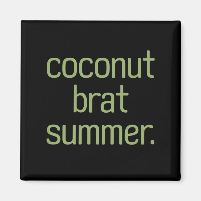 Aimant Kamala Harris Crétin à la noix de coco Été 2024  (Devant)