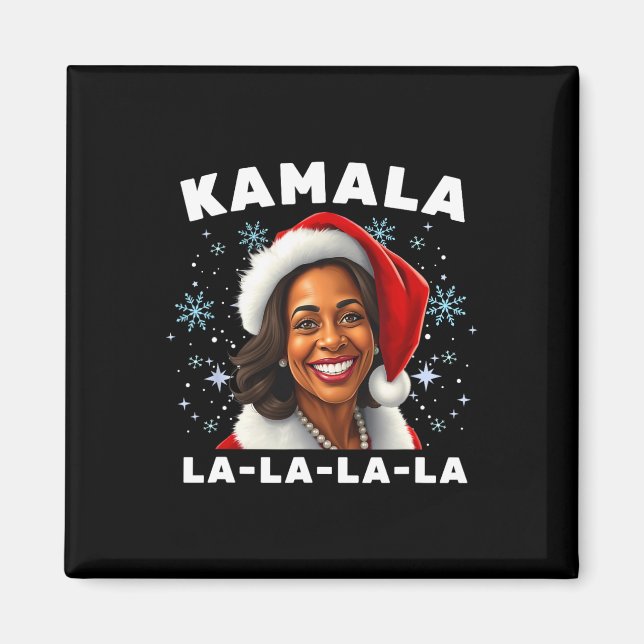 Aimant Kamala Harris drôle Noël 2024 La Men Wo (Devant)