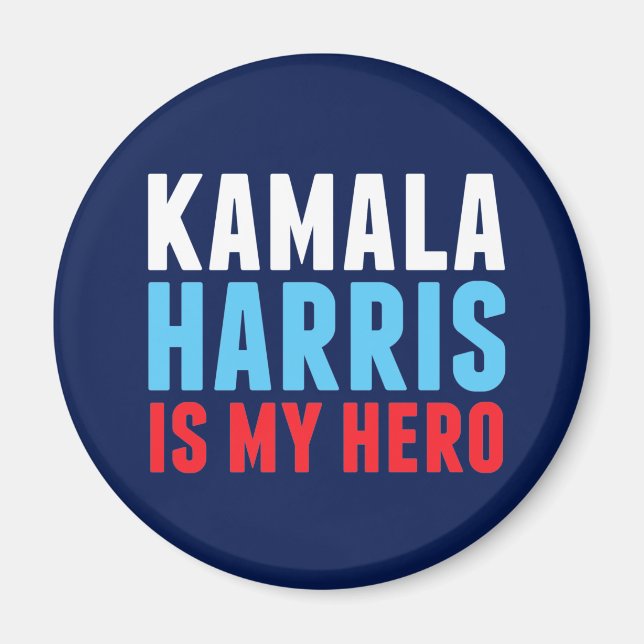 Aimant Kamala Harris est mon héros (Devant)
